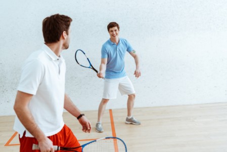 Squash spielen